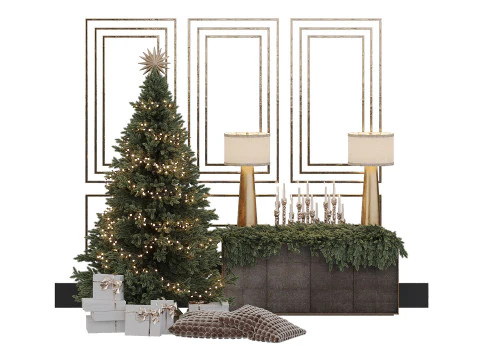 Рождественская елка 3 3D Модель