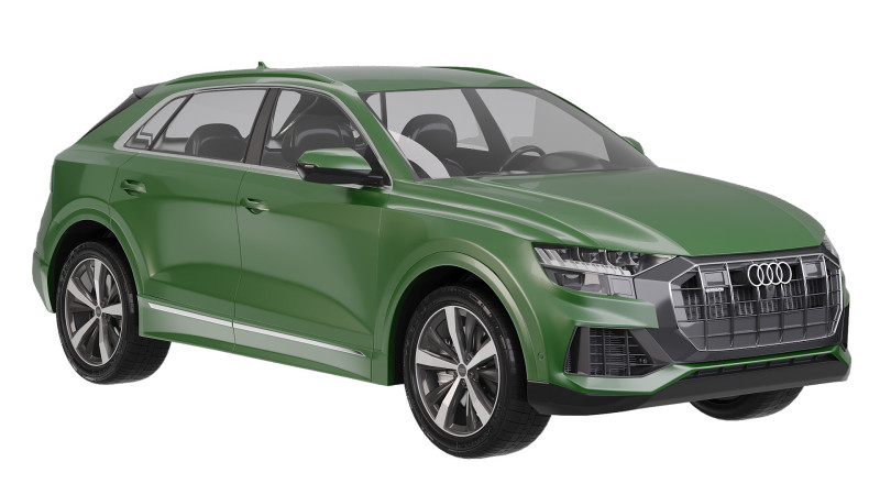 Audi Q8 2018 Modèle 3D .c4d .max .obj .3ds .fbx .stl .blend