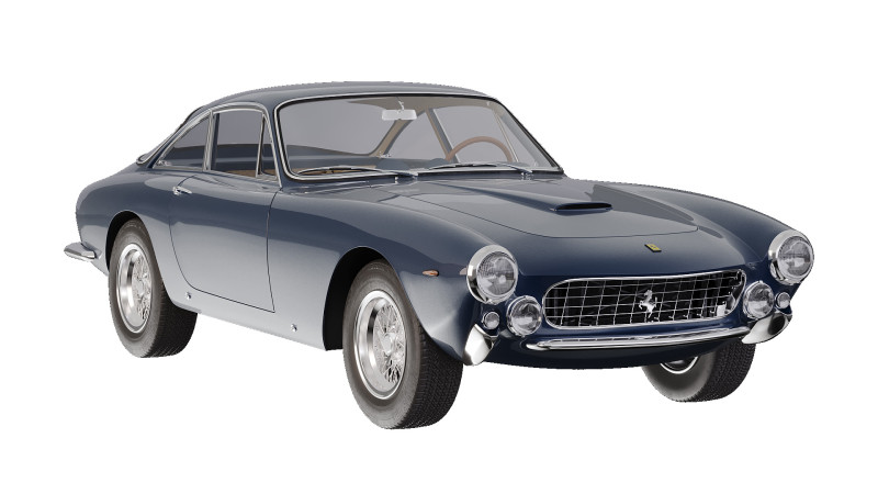 Ferrari 250GT Model 3D .c4d .max .obj .3ds .fbx .stl .blend 
