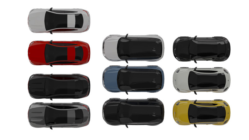 Low Poly Cars Set Modelo 3D .c4d .max .obj .3ds .fbx .stl .blend 