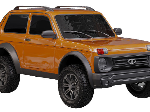 Lada Niva Bronto 3D Model