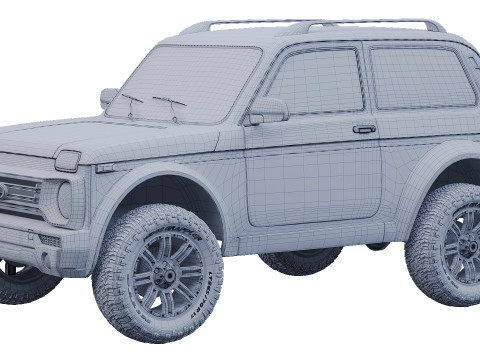 Lada Niva Bronto Modèle 3D