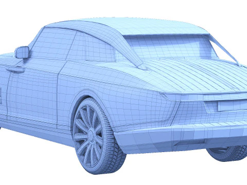 Limuzin Boat Tail 3D Model