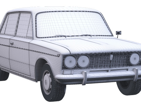 Vaz Lada 2106 3D Model