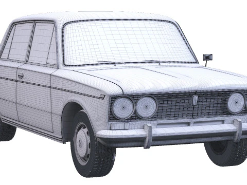 Vaz Lada 2106 3D Model