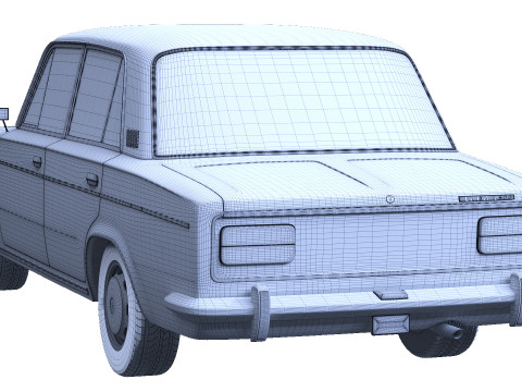 Vaz Lada 2106 3D Model