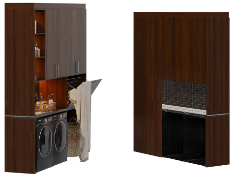 Laundry set Modelo 3D
