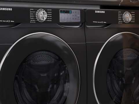Laundry set Modelo 3D