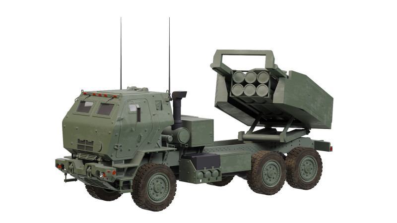 MLRS M142 HIMARS Modelo 3D .c4d .max .obj .3ds .fbx .stl .blend
