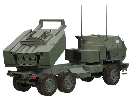 MLRS M142 HIMARS Modelo 3D