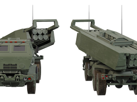 MLRS M142 HIMARS Modelo 3D