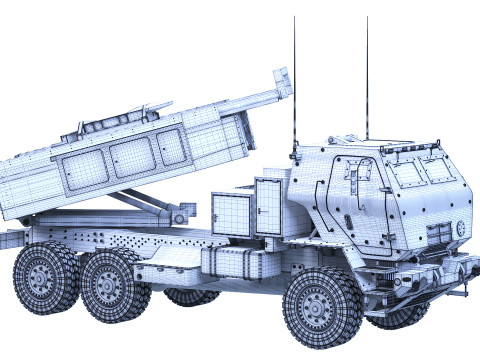 MLRS M142 HIMARS Modelo 3D