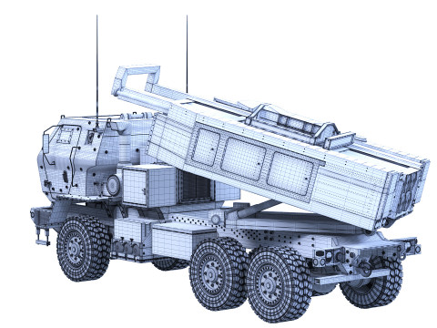 MLRS M142 HIMARS Modelo 3D