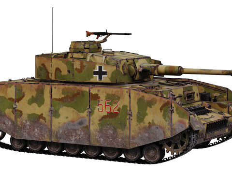 Panzerkampfwagen IV 3D Model
