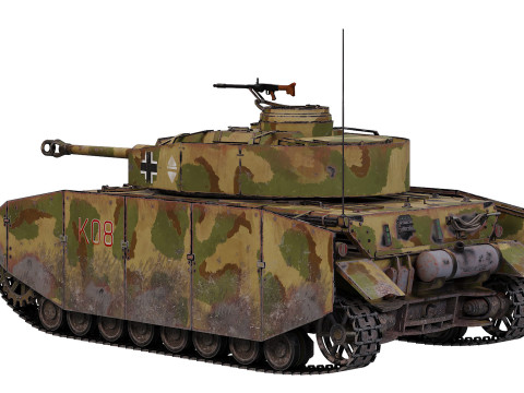Panzerkampfwagen IV Modèle 3D