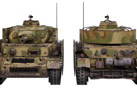 Panzerkampfwagen IV Modèle 3D