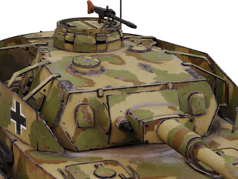 Panzerkampfwagen IV Modèle 3D