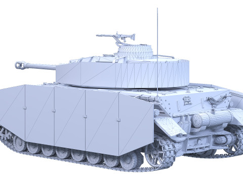 Panzerkampfwagen IV Modèle 3D