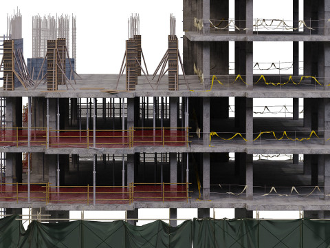 Modular Building Model 3D