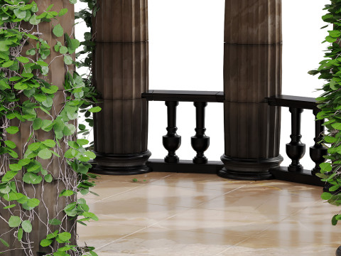 The old rotunda 3D 모델