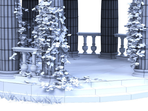 The old rotunda 3D 모델