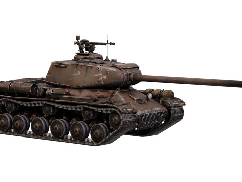 Soviet Tank IS2 3D Model