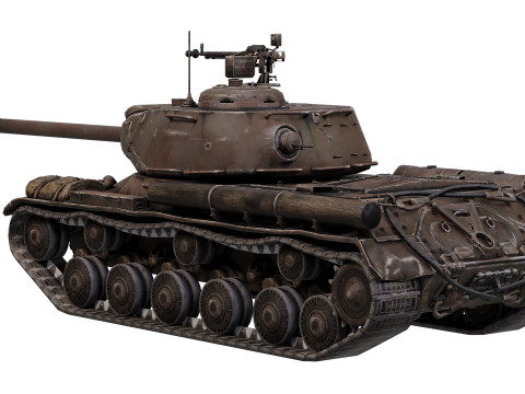 Soviet Tank IS2 3D 模型