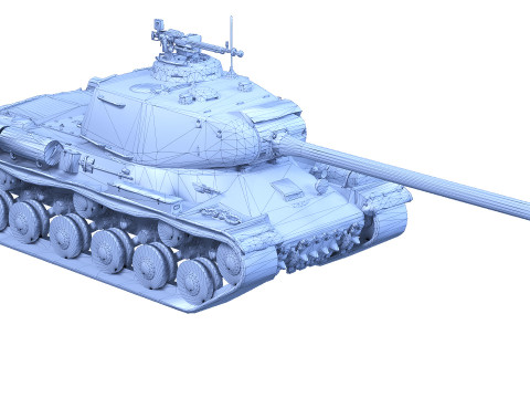 Soviet Tank IS2 3D 模型