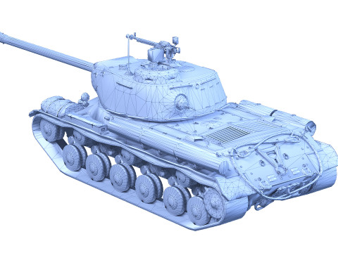 Soviet Tank IS2 3D 模型