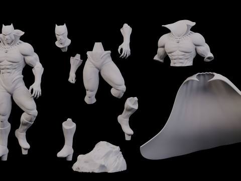Black Panther STL 3D Model
