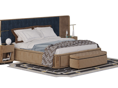 Bedroom 01 3D Model