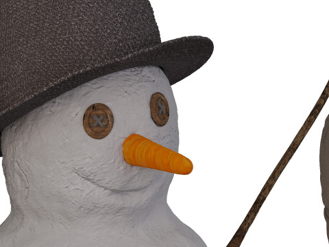 Snowman 3D Model