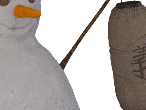 Snowman 3D Model