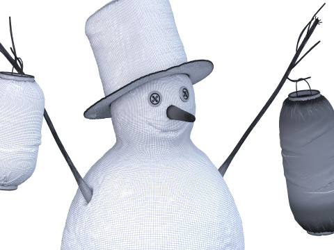 Snowman 3D Model