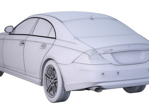 Mercedes CLS500 3D Model