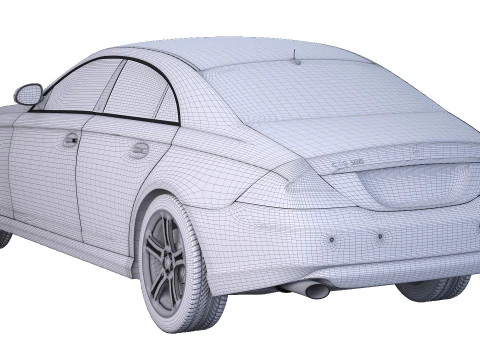 Mercedes CLS500 3D Model