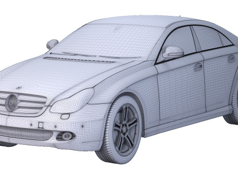 Mercedes CLS500 3D Model