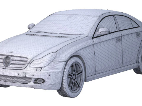 Mercedes CLS500 3D Model