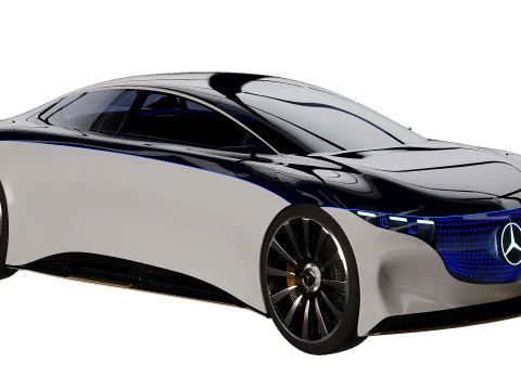 メルセデス EQS 3Dモデル