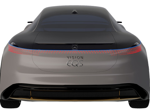 Mersedes EQS 3D 모델