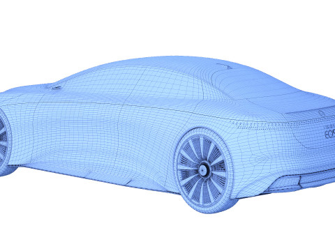 Mersedes EQS 3D 모델