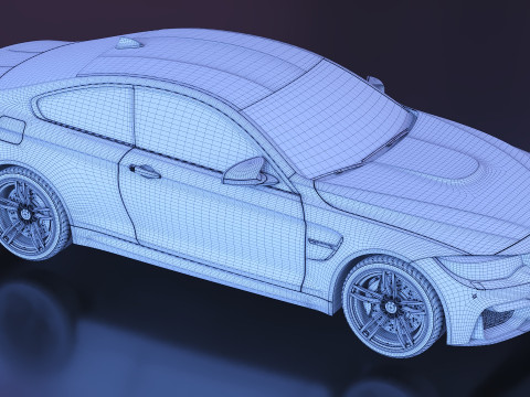 2019 Sedan M4 Model 3D
