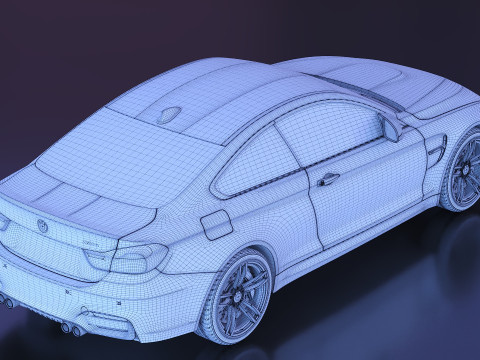 2019 Sedan M4 Model 3D