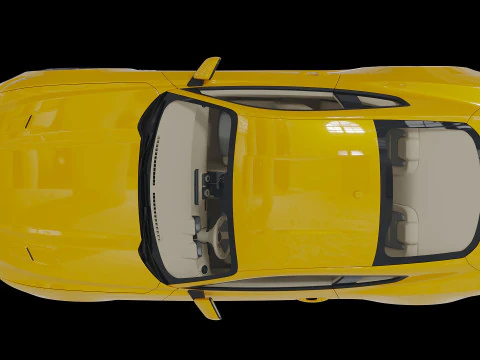 2015 Sedan Mustang 3D Model