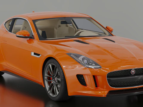 2015 Jaguar F-Type R Coup&eacute; Modello 3D