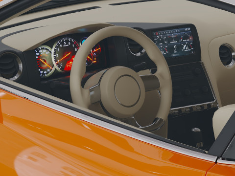 2015 Jaguar F-Type R Coupe 3D Model