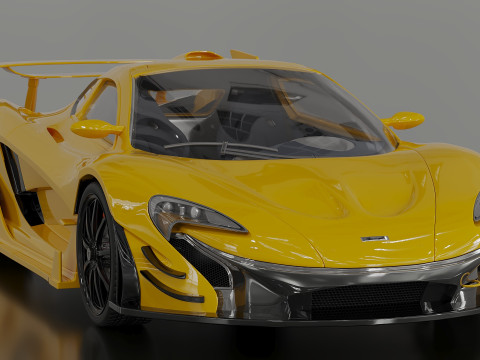McLaren P1 GTR Modelo 3D