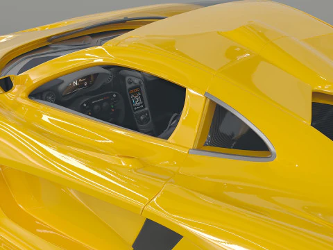 McLaren P1 GTR 3D Model