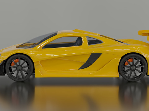 McLaren P1 GTR Modelo 3D