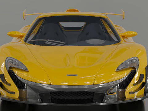 McLaren P1 GTR 3D Model